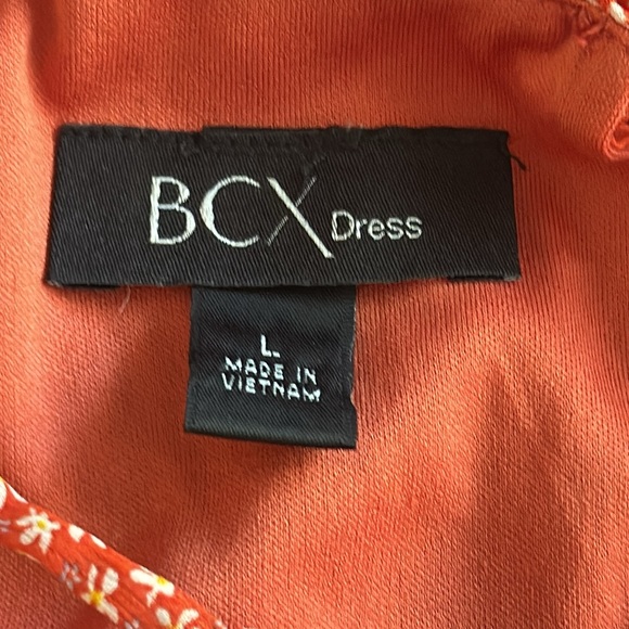 BCX CHIFFON SUNDRESS Sz: L - Picture 7 of 8